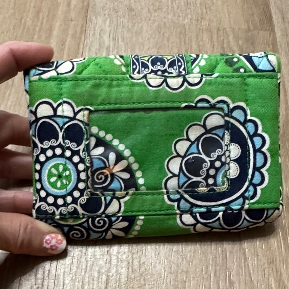 Vera Bradley wallet in the
"Cupcake Green" pattern in good condition - Picture 3 of 10